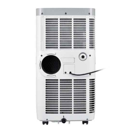 Whynter ARC-115WG 11,000 BTU (6,800 BTU SACC) Compact Portable Air Conditioner, Dehumidifier, and Fan with Remote Control, up to 400 sq ft in White/Grey