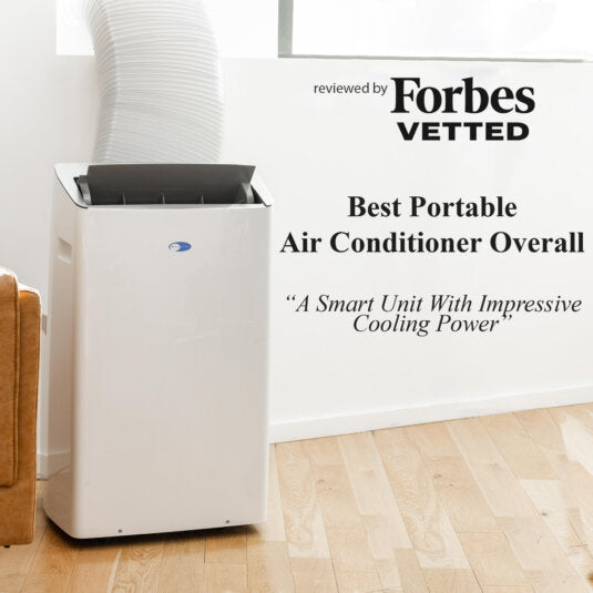Whynter ARC-1230WNH 14,000 BTU (12,000 BTU SACC) NEX Inverter Dual Hose Cooling Portable Air Conditioner, Heater, Dehumidifier, and Fan with Smart Wi-Fi, up to 600 sq ft in White