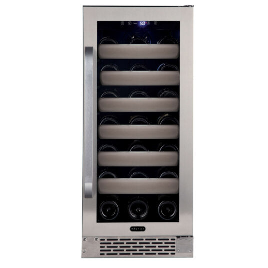 Whynter BWR-331SL Elite 33 Bottle Seamless Stainless Steel Door Single Zone Built-in Wine Refrigerator