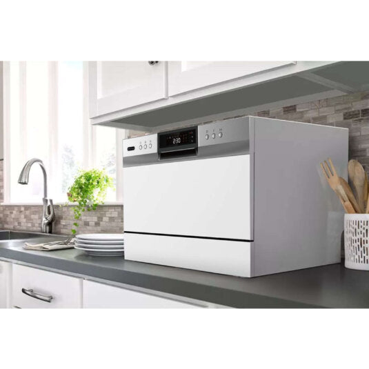 Whynter CDW-6831WES Energy Star Countertop Portable Dishwasher 6 place setting LED – White