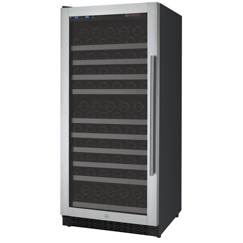 Allavino 128 Bottle Single Zone Stainless Steel Wine Refrigerator