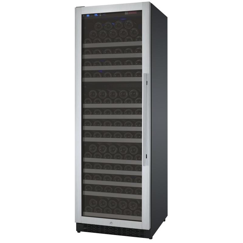 Allavino 177 Bottle Single Zone Stainless Steel Wine Refrigerator