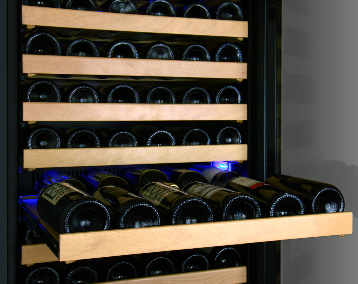 Allavino 48" Wide FlexCount Classic II Tru-Vino 348 Bottle Dual Zone Stainless Steel Side-by-Side Wine Refrigerator