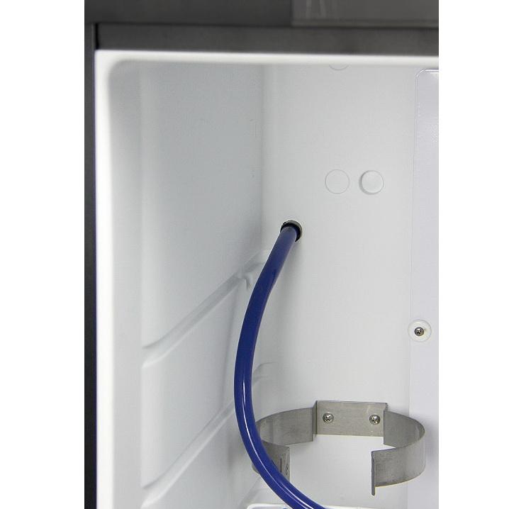 Dual Faucet Tap Kegerator - Black Cabinet with Matte Black Door