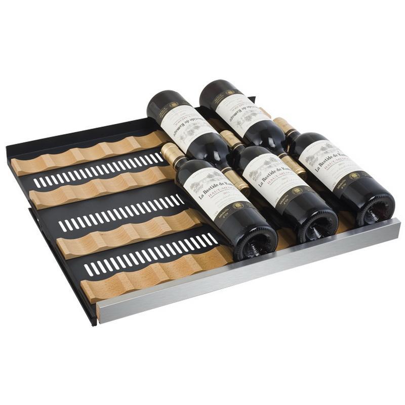 Allavino 249 Bottle Three Zone Stainless Steel Side-by-Side Wine Refrigerator