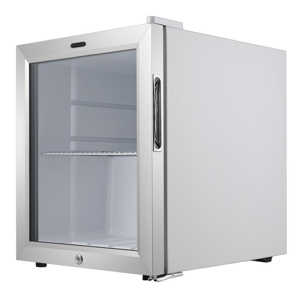 Whynter Beverage Refrigerator With Lock – Stainless Steel 62 Can Capacity BR-062WS
