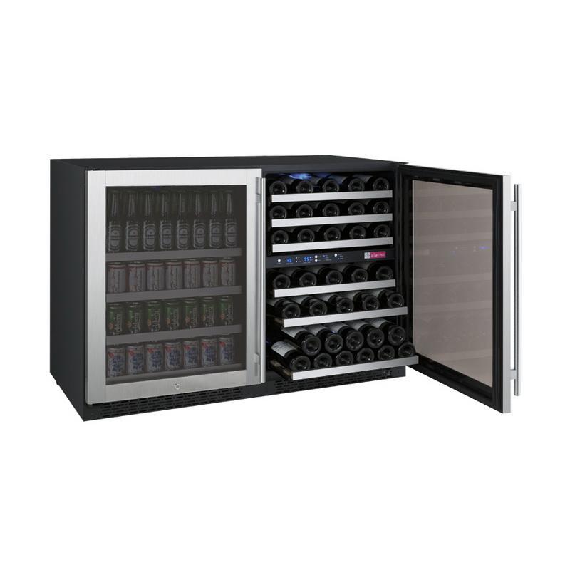 Allavino 56 Bottle/124 Can Stainless Steel Wine/Beverage Center