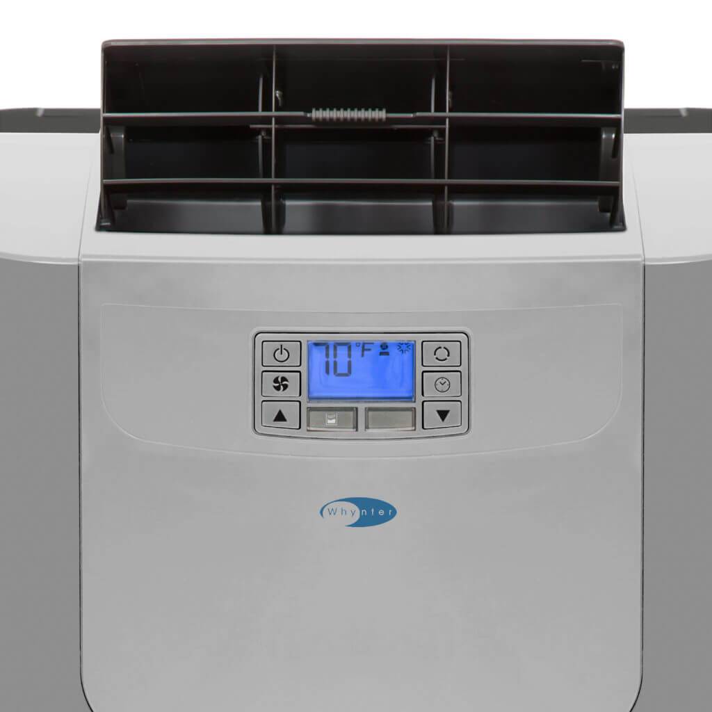Whynter Elite 12000 BTU Dual Hose Digital Portable Air Conditioner with Heat and Drain Pump ARC-122DHP