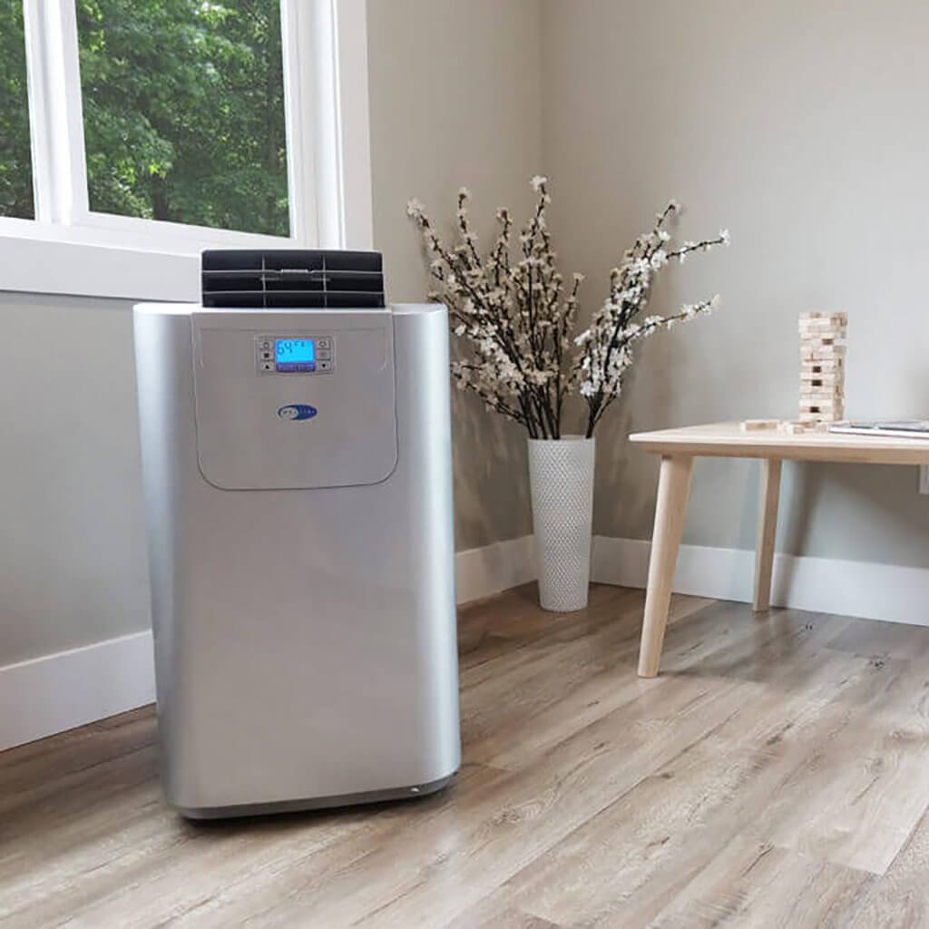 Whynter Elite 12000 BTU Dual Hose Digital Portable Air Conditioner with Heat and Drain Pump ARC-122DHP
