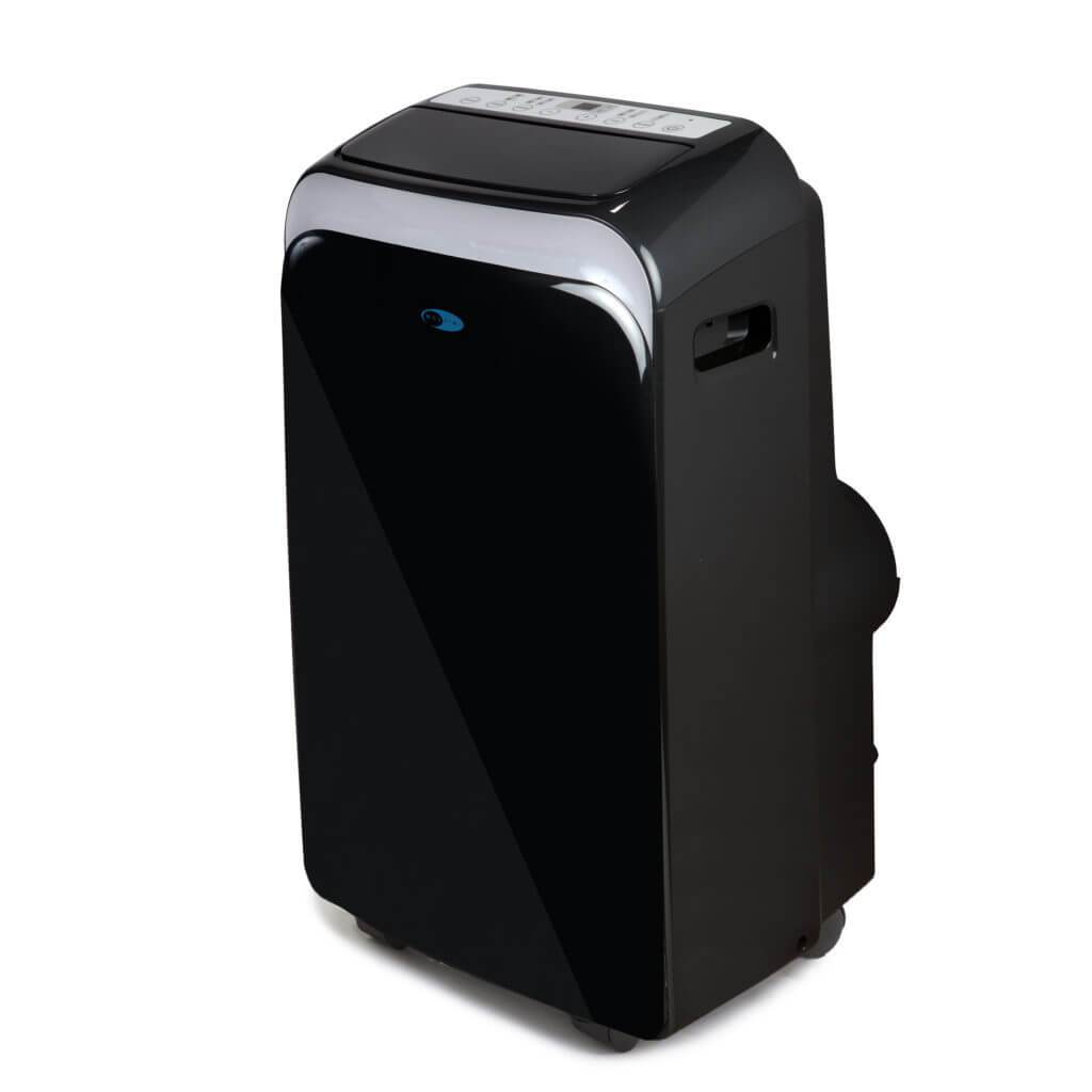 Whynter 12000 BTU Dual-Hose Portable Air Conditioner with Activated Carbon and SilverShield Filter – Black ARC-126MDB