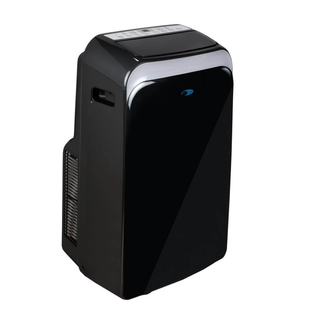 Whynter 12000 BTU Dual-Hose Portable Air Conditioner with Activated Carbon and SilverShield Filter – Black ARC-126MDB