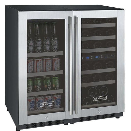 Allavino Flexcount Bottle/88 Side by Side Dual-Zone Wine and Beverage Center