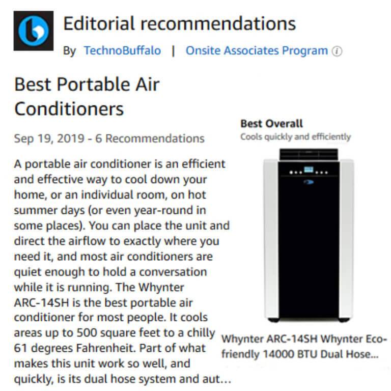 Whynter Eco-friendly 14000 BTU Dual Hose Portable Air Conditioner with Heater ARC-14SH