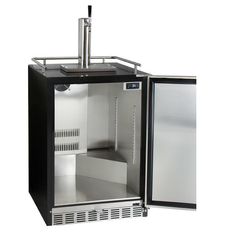 Kegco Full Size Digital Undercounter Cold Brew Coffee Javarator - Black Right Hinge