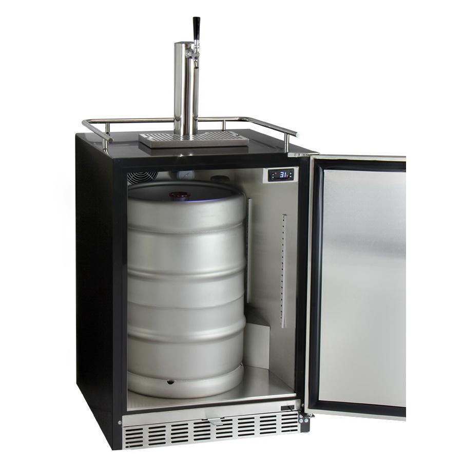Kegco Full Size Digital Undercounter Cold Brew Coffee Javarator - Black Right Hinge