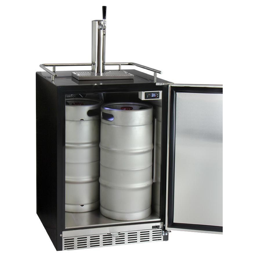 Kegco Full Size Digital Undercounter Cold Brew Coffee Javarator - Black Right Hinge