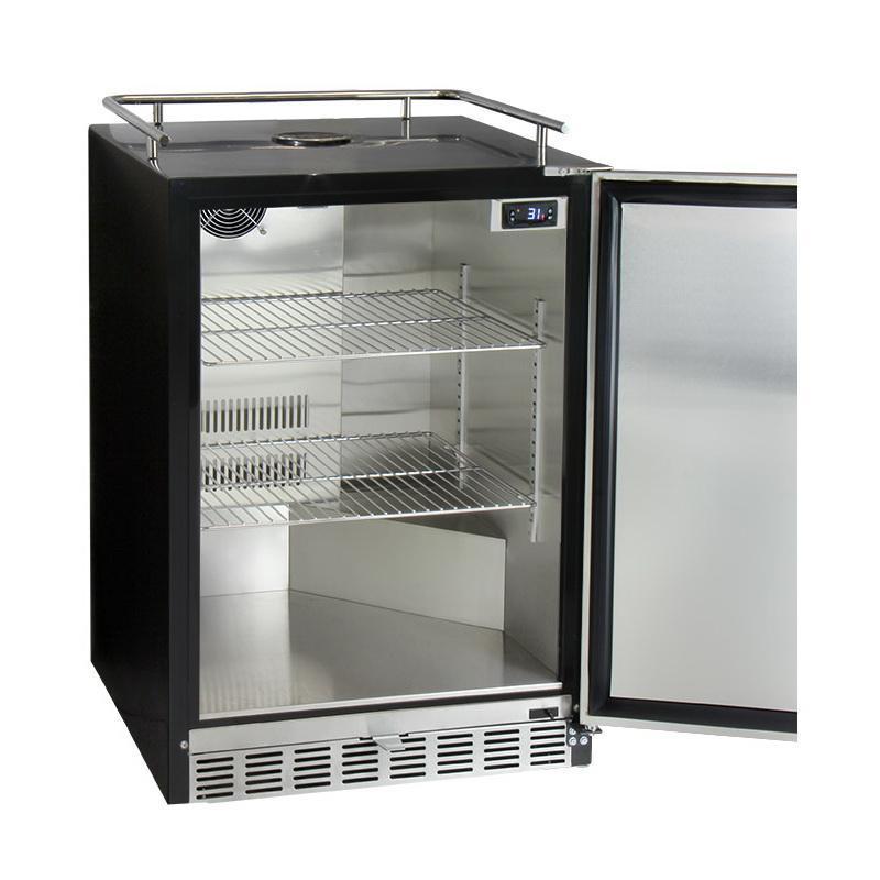 Kegco Full Size Digital Undercounter Cold Brew Coffee Javarator - Black Right Hinge
