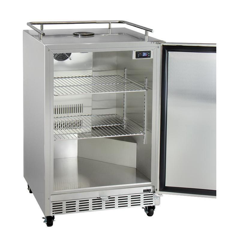 Kegco Dual Faucet Digital Commercial Outdoor Kegerator