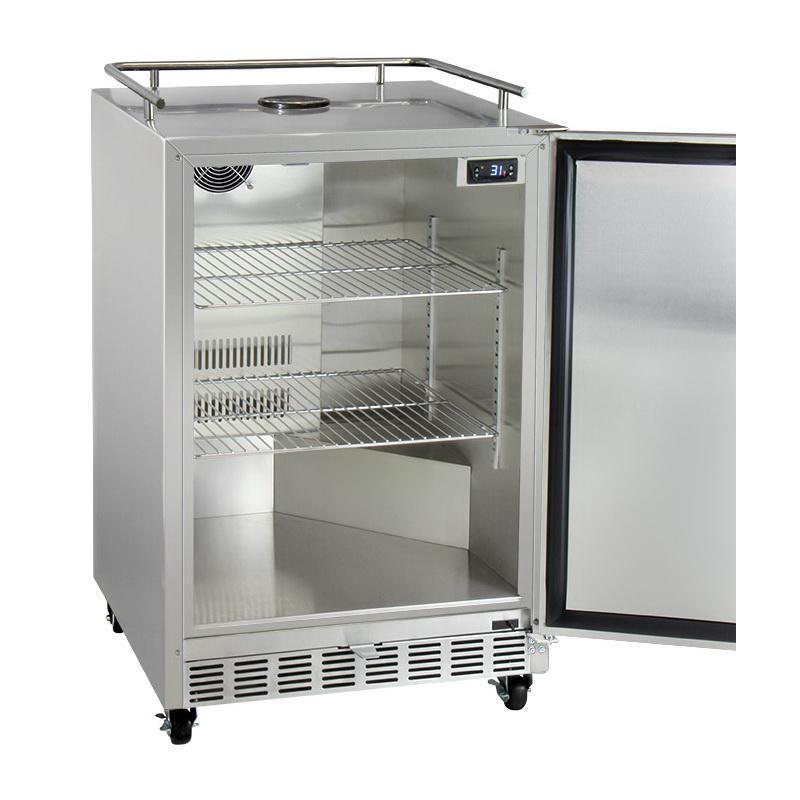 Kegco Three Faucet Digital Commercial Outdoor Kegerator