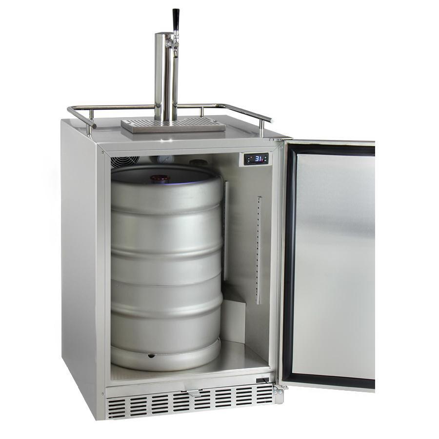 Kegco Full Size Digital Outdoor Undercounter Cold Brew Coffee Javarator - Stainless Steel with Right Hinge