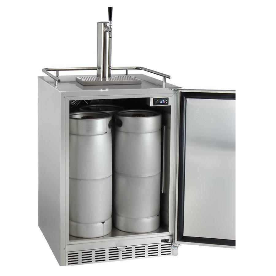 Kegco Full Size Digital Outdoor Undercounter Cold Brew Coffee Javarator - Stainless Steel with Right Hinge