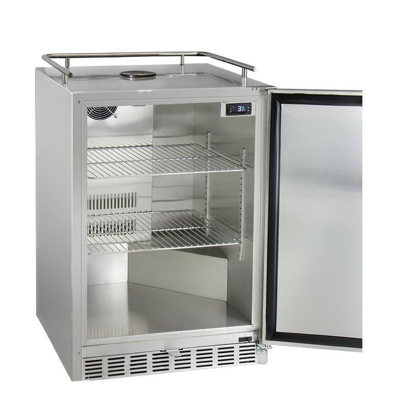 Kegco Full Size Digital Outdoor Undercounter Cold Brew Coffee Javarator - Stainless Steel with Right Hinge