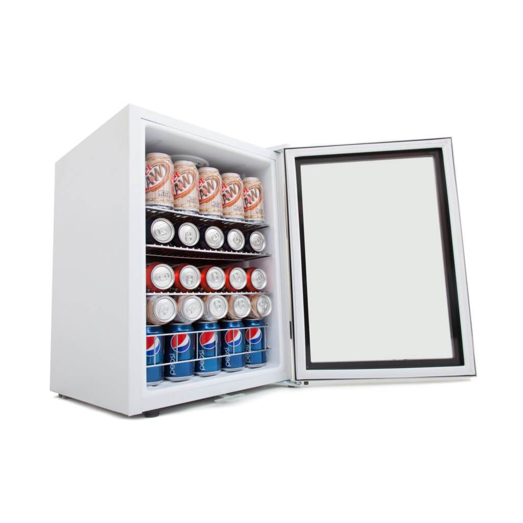 Whynter Beverage Refrigerator With Lock – Stainless Steel 90 Can Capacity BR-091WS