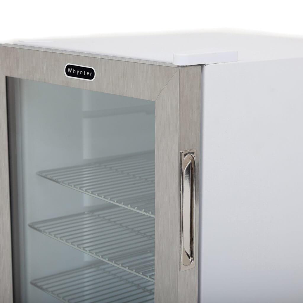 Whynter Beverage Refrigerator With Lock – Stainless Steel 90 Can Capacity BR-091WS