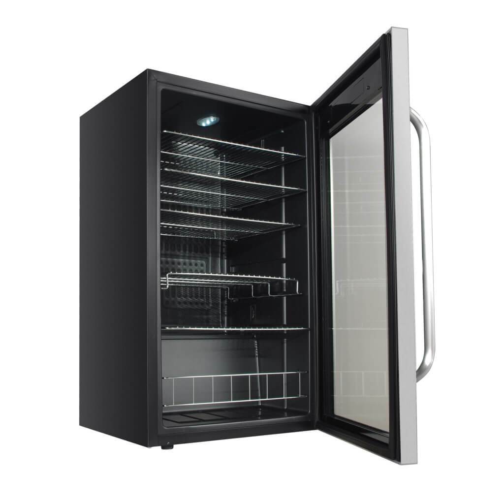 Whynter Freestanding 121 Can Beverage Refrigerator with Digital Control and Internal Fan BR-1211DS