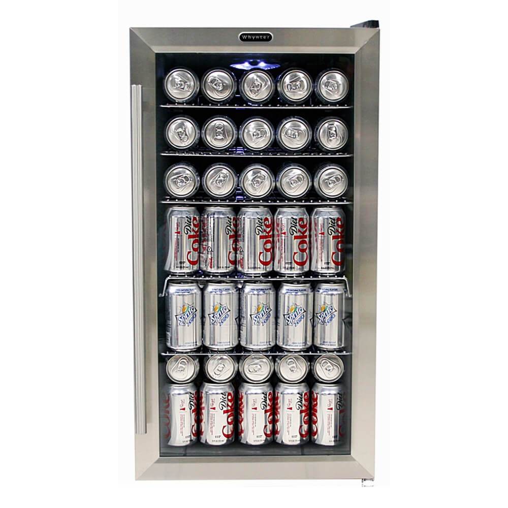Whynter Beverage Refrigerator – Stainless Steel BR-125SD