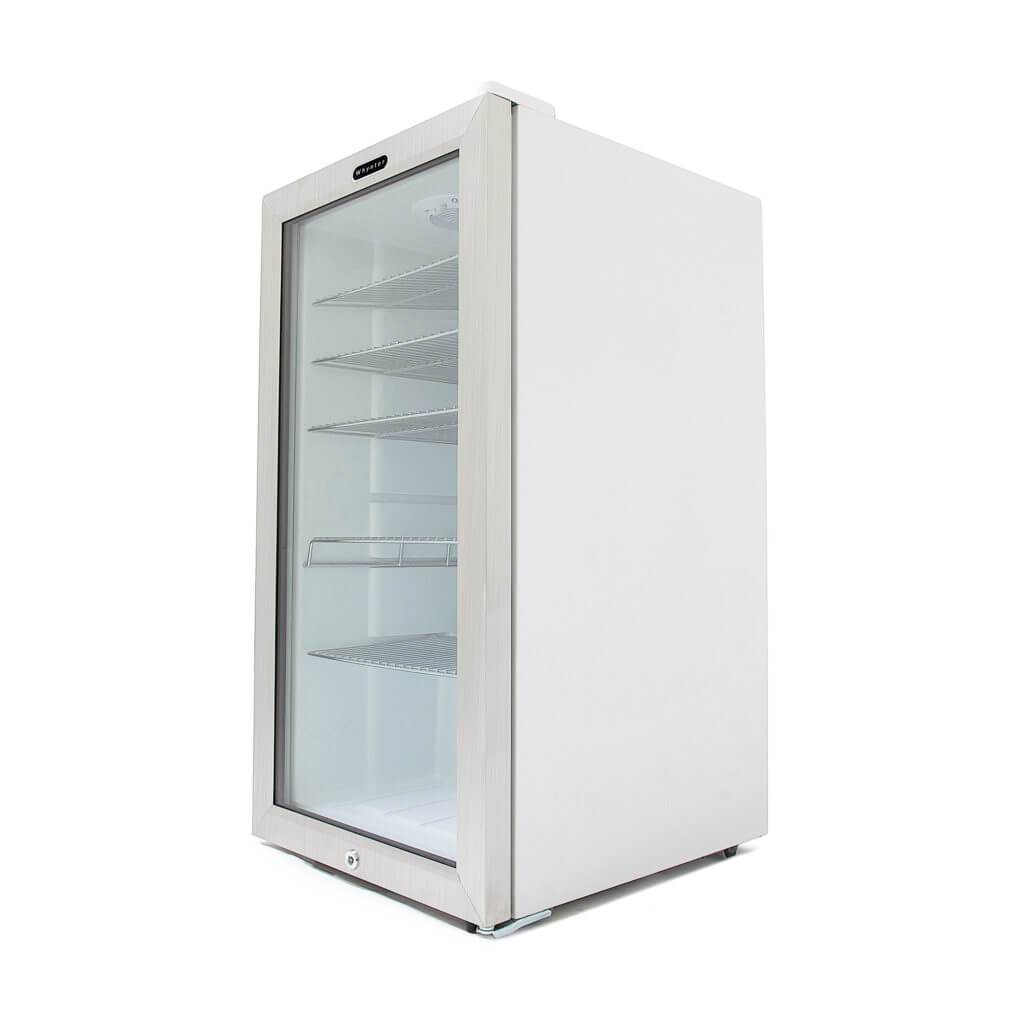 Whynter Beverage Refrigerator With Lock – Stainless Steel 120 Can Capacity BR-128WS