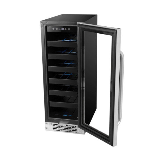 Whynter BWR-208SB 12 inch Built-In 20 Bottle Undercounter Stainless Steel Wine Refrigerator