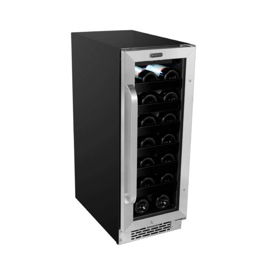 Whynter BWR-208SB 12 inch Built-In 20 Bottle Undercounter Stainless Steel Wine Refrigerator