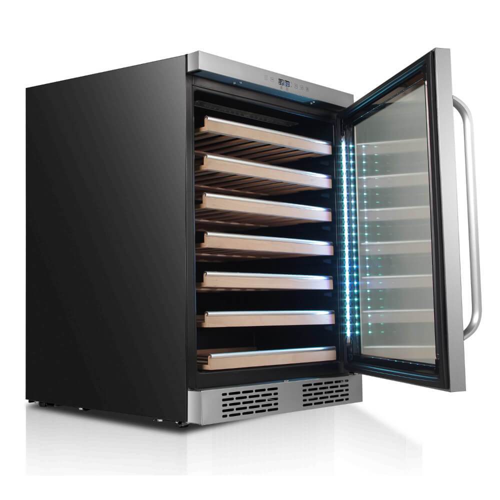 Whynter Elite Spectrum Lightshow 54 Bottle Stainless Steel 24 inch Built