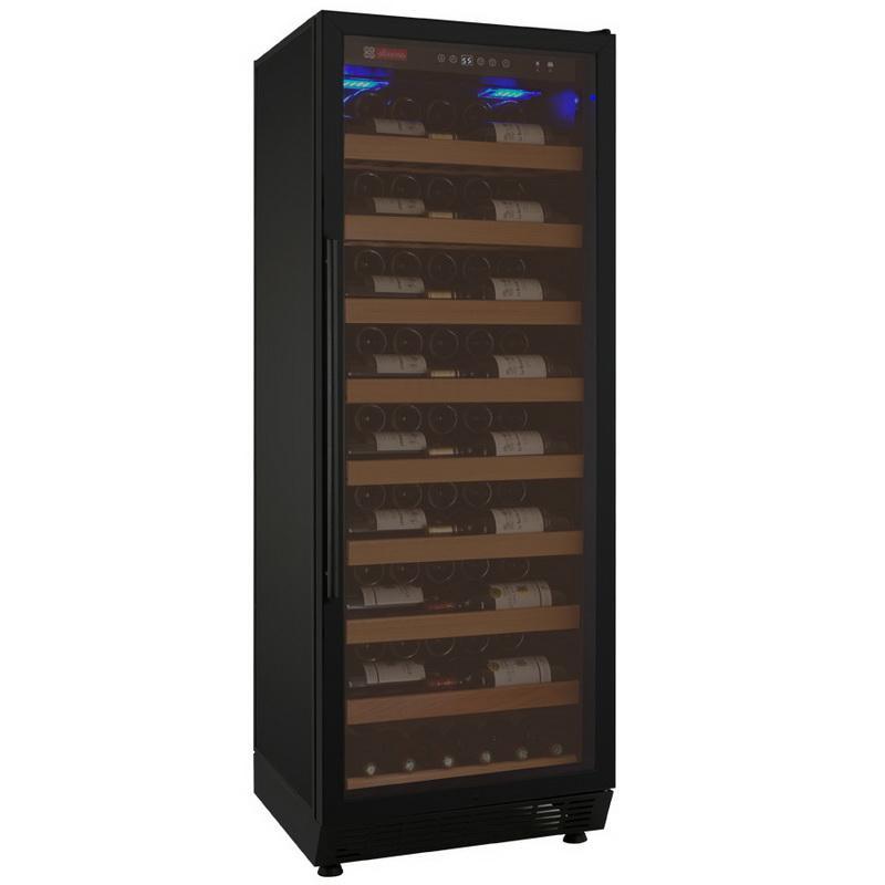 Allavino 99 Bottle Single Zone Black Right Hinge Wine Refrigerator