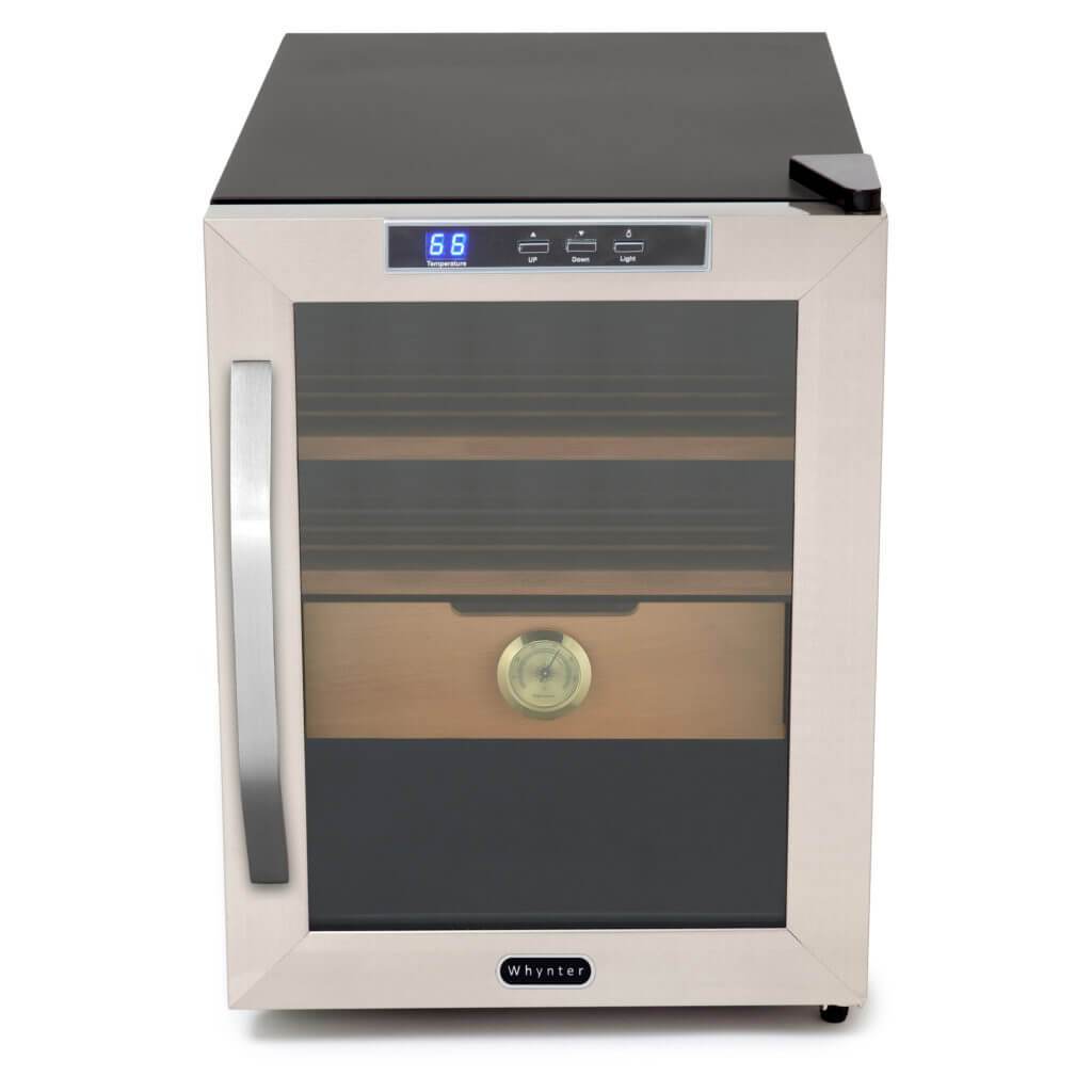 Whynter Stainless Steel 1.2 cu. ft. Cigar Humidor CHC-120S