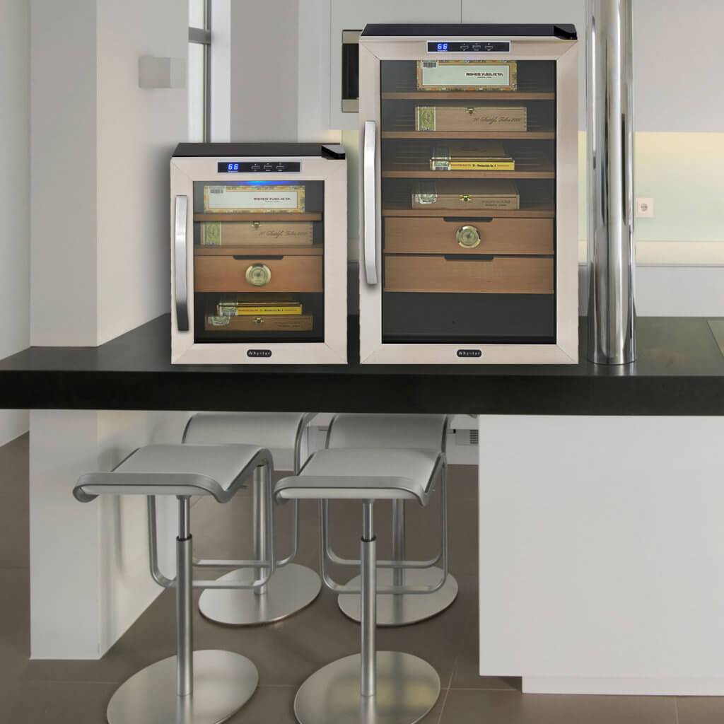Whynter Stainless Steel 1.2 cu. ft. Cigar Humidor CHC-120S