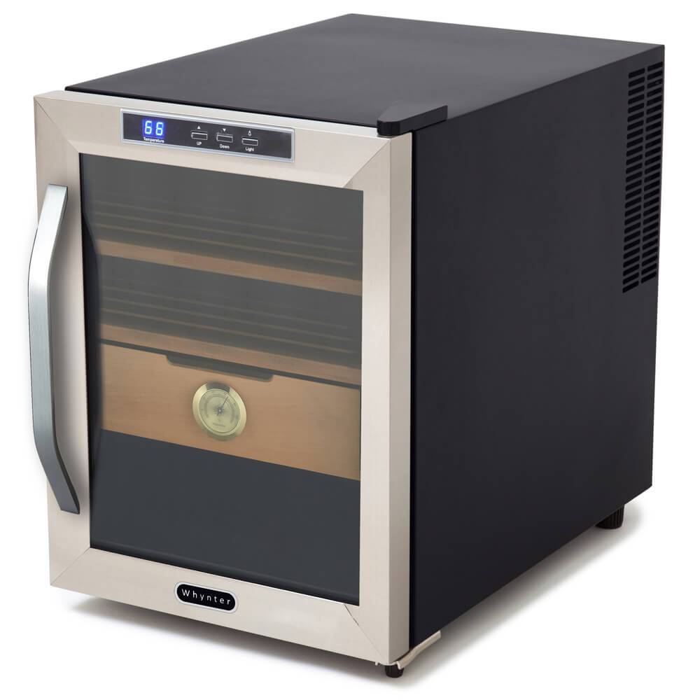 Whynter Stainless Steel 1.2 cu. ft. Cigar Humidor CHC-120S