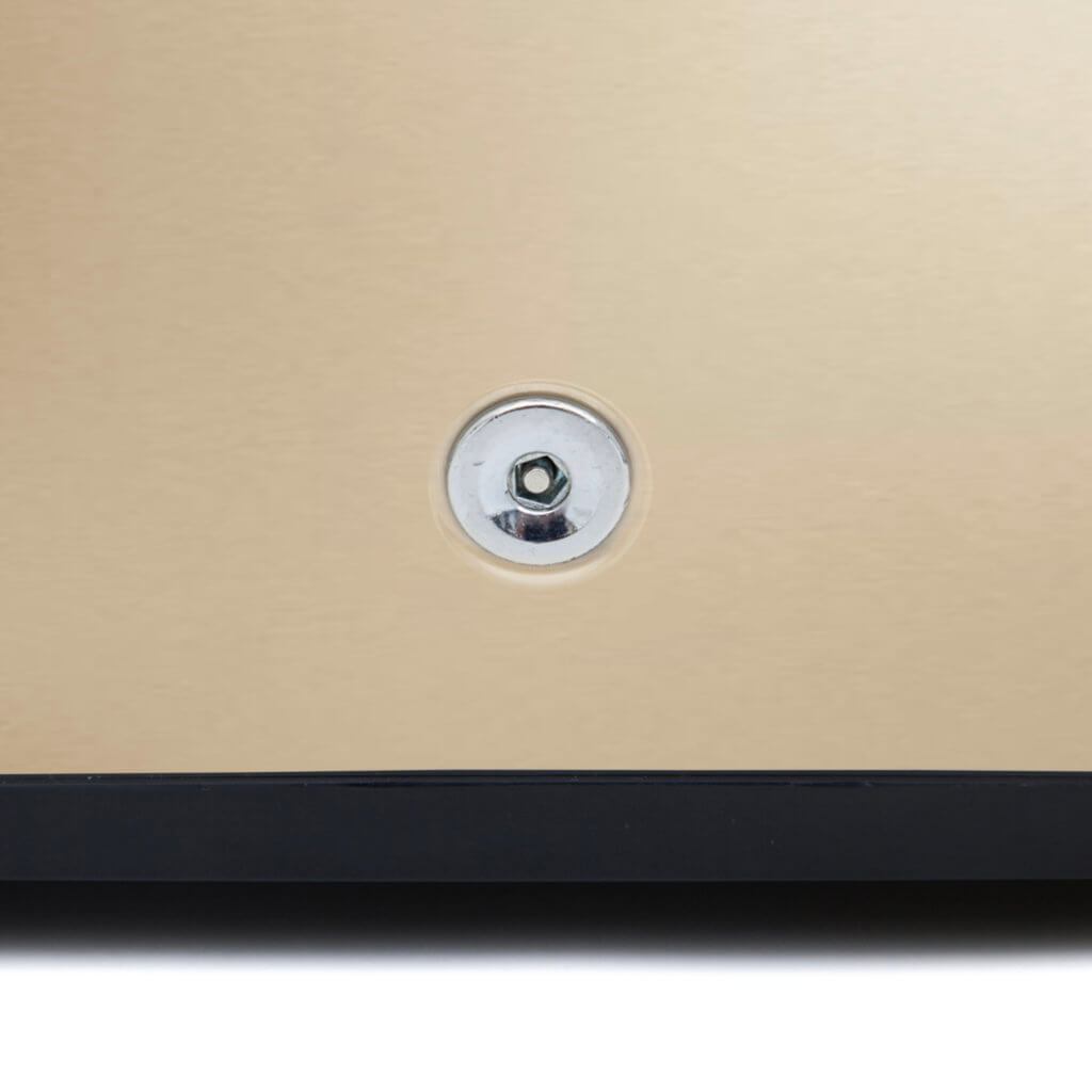 Whynter 2.1 cu.ft Energy Star Upright Freezer with Lock in Rose Gold CUF-210SSG