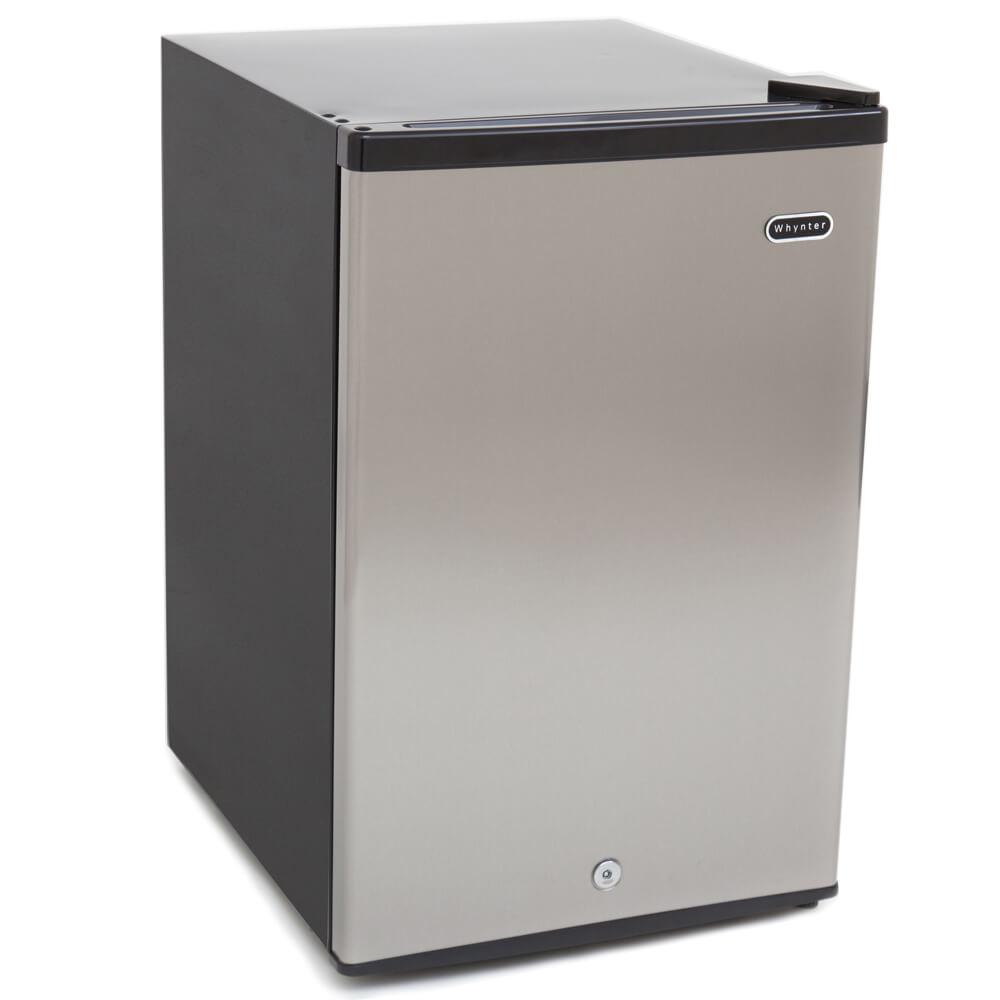 Whynter 3.0 cu. ft. Energy Star Upright Freezer with Lock – Stainless Steel CUF-301SS