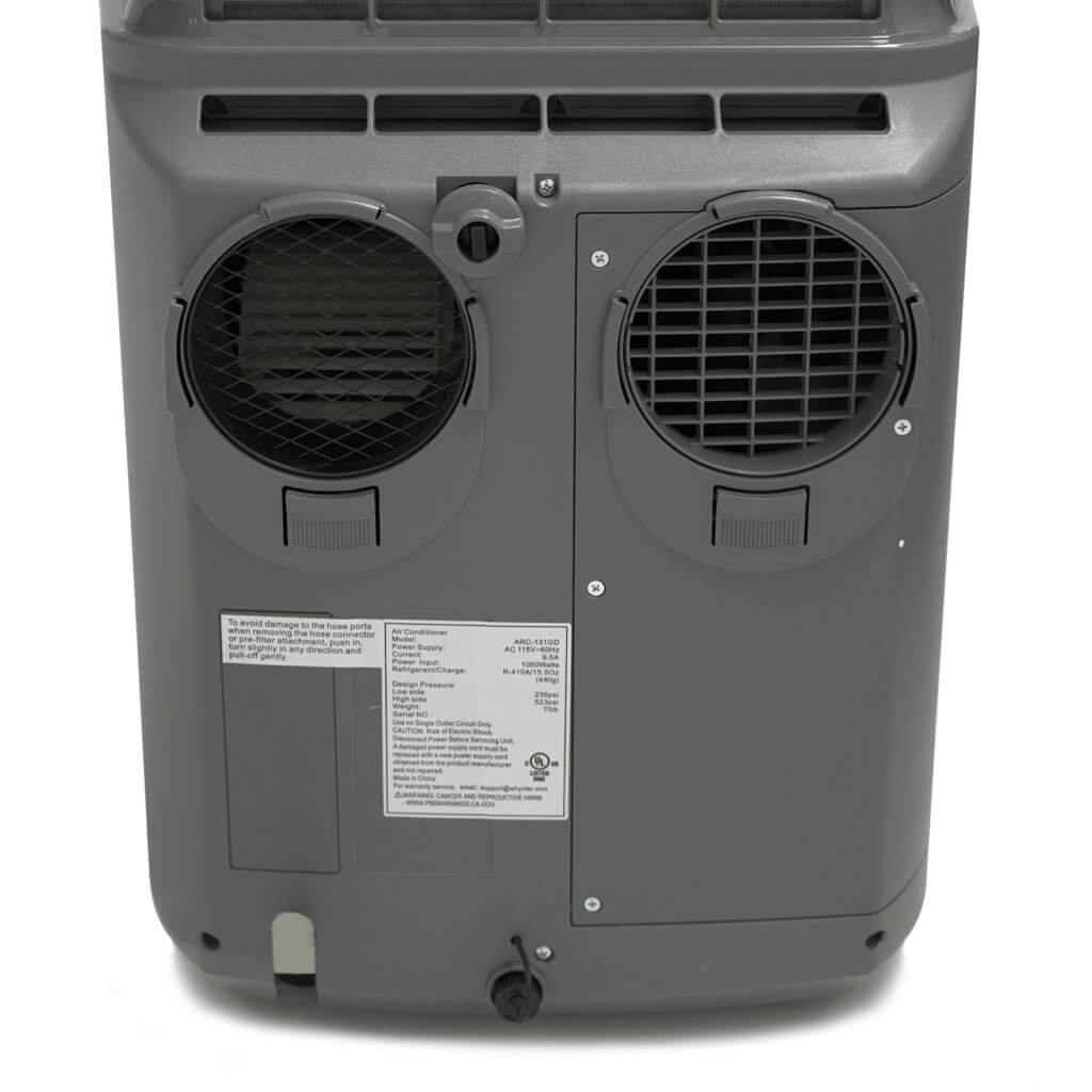 Whynter Eco-friendly 13000 BTU Dual Hose Portable Air Conditioner ARC-131GD