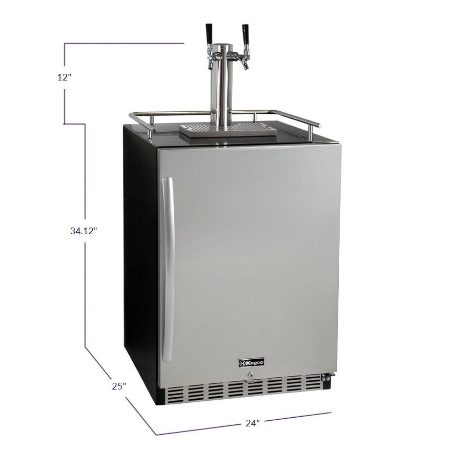 Kegco Dual Keg Tap Faucet Undercounter Kegerator