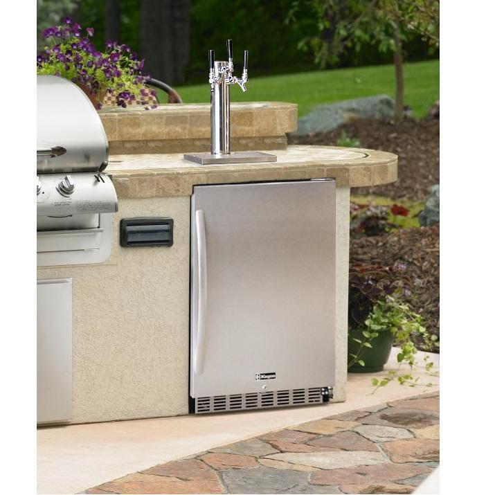 Kegco Full Size Digital Outdoor Undercounter Cold Brew Coffee Javarator - Stainless Steel with Right Hinge