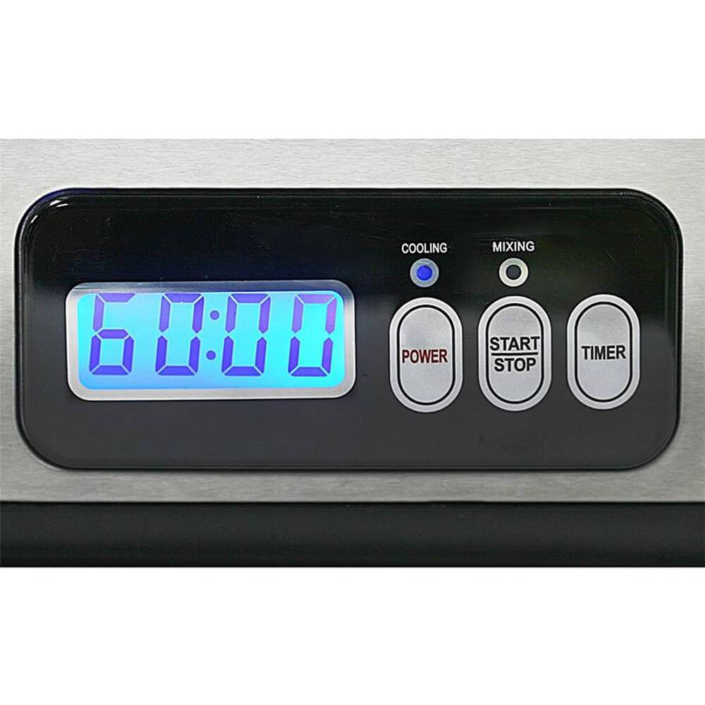 Whynter 1.6 Quart Capacity Automatic Compressor Ice Cream Maker in Stainless Steel ICM-15LS
