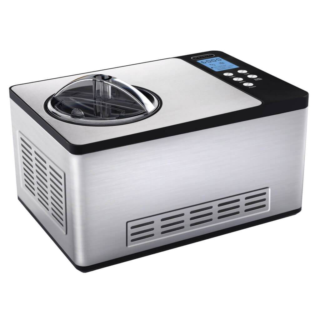 Whynter 2.1 Quart Capacity Automatic Compressor Ice Cream Maker in Stainless Steel ICM-200LS