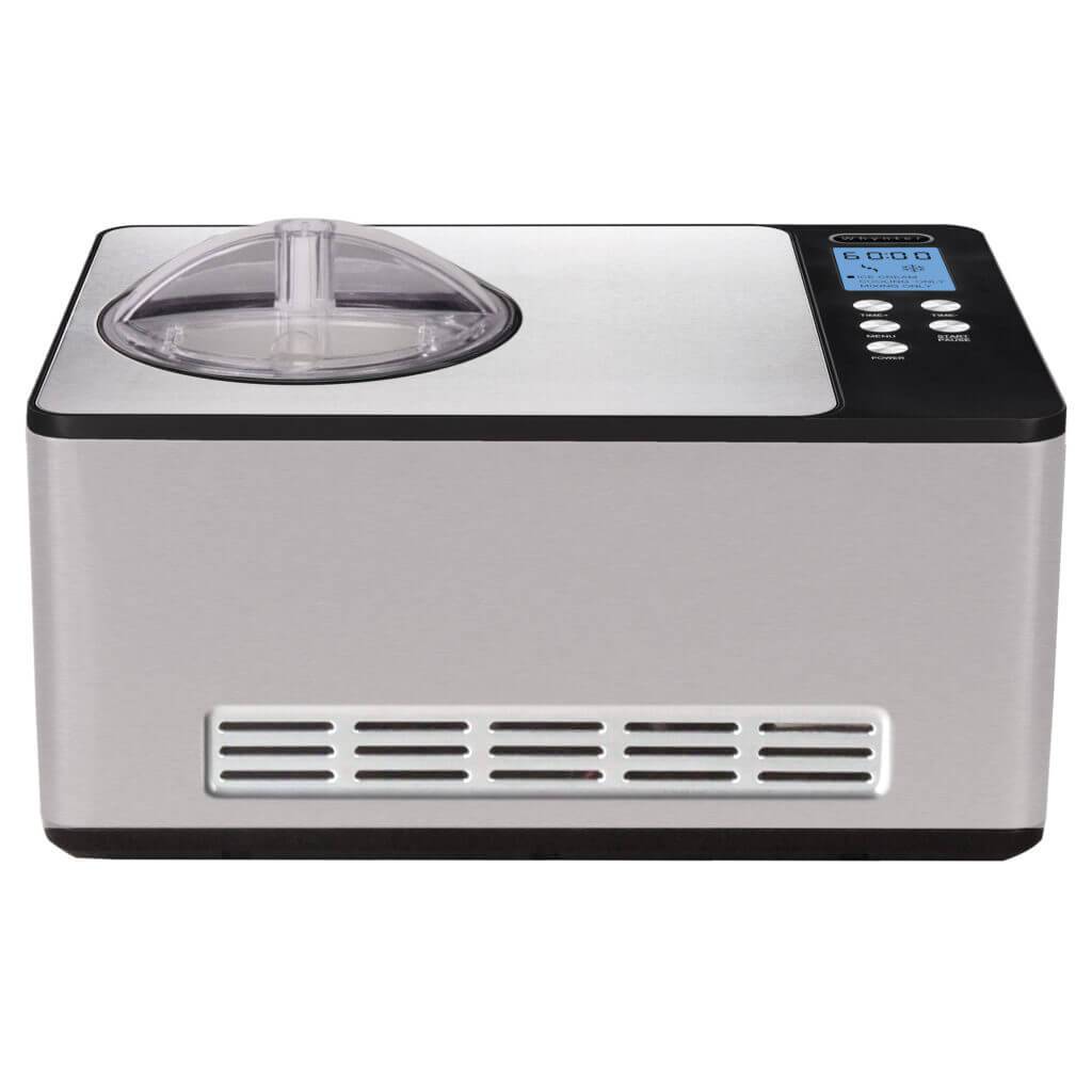 Whynter 2.1 Quart Capacity Automatic Compressor Ice Cream Maker in Stainless Steel ICM-200LS