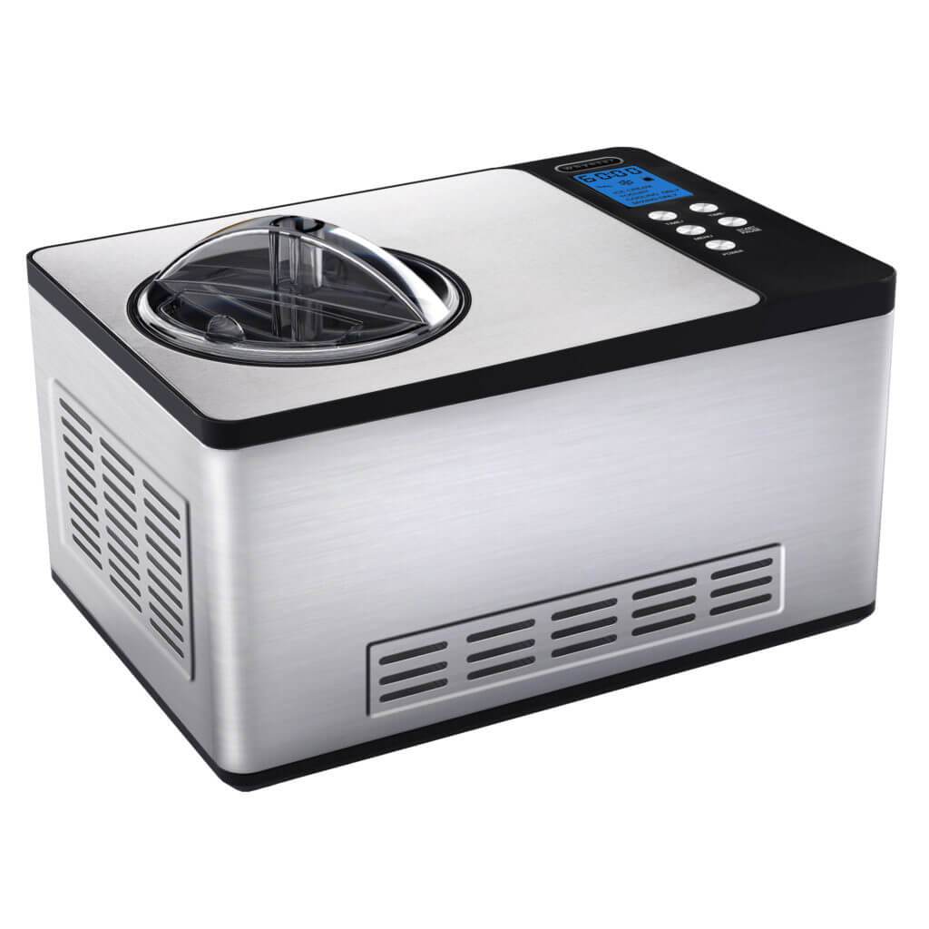 Whynter 2 Quart Capacity Automatic Compressor Ice Cream Maker & Yogurt Incubator with Stainless Steel Bowl in Stainless Steel ICM-220SSY