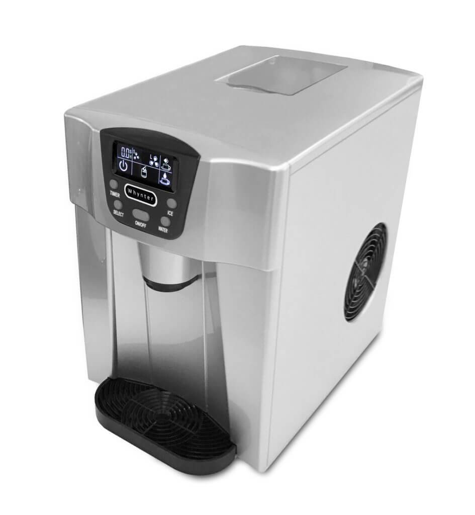 Whynter Countertop Direct Connection Ice Maker and Water Dispenser – Silver IDC-221SC