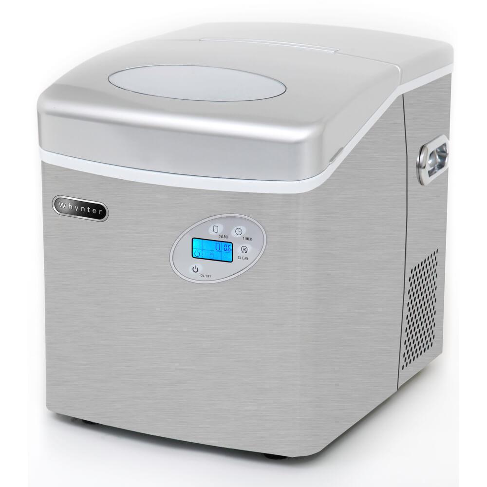 Whynter Portable Ice Maker 49 lb capacity – Stainless Steel IMC-490SS