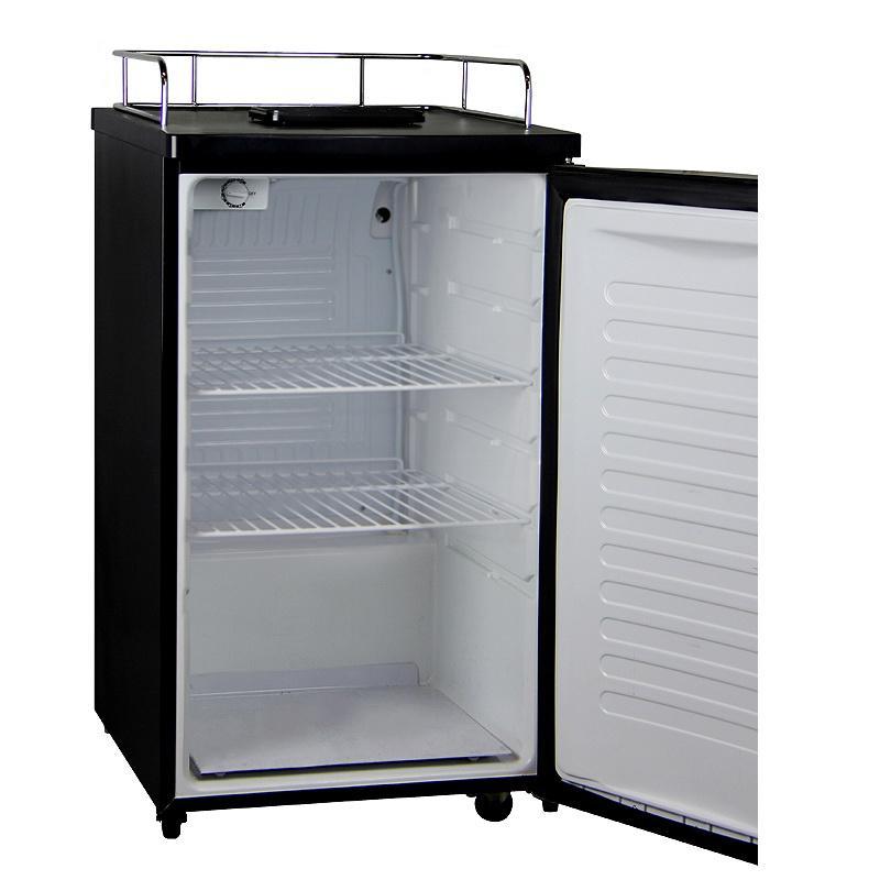 Kegco K199SS-G Guinness® Dispensing Kegerator with Black Cabinet and Stainless Steel Door